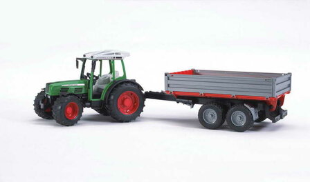 Bruder Fendt Farmer tractor met aanhanger