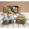 Dantoy BIOplastic Stoomtrein met Wagon in luxe giftbox