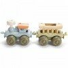 Dantoy BIOplastic Stoomtrein met Wagon (2 delig)