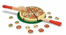 Melissa & Doug houten pizza 60-delig