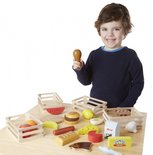 Melissa & Doug kistjes met kruidenierswaren 24-delig