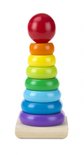 Melissa & Doug stapelaar Regenboog 9-delig