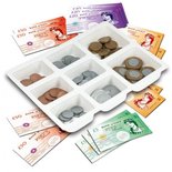 Galt speelgeld briefjes en muntjes ponden 100-delig