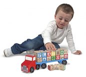 Melissa & Doug alfabet-truck 30-delig
