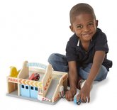 Melissa & Doug garage met auto's 3-delig