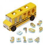 Melissa & Doug leerbus met cijfers 19-delig
