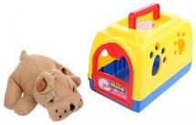 Eddy Toys hondenhok 2-delig 16 x 10 x 11 cm rood
