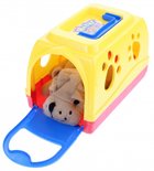 Eddy Toys hondenhok 2-delig 16 x 10 x 11 cm blauw