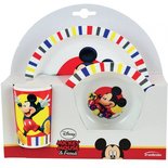 Disney eetsetje Mickey Mouse 3-delig wit