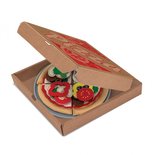 Melissa & Doug Vilten pizza set 42-delig