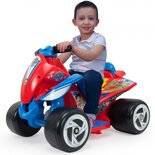 Injusa accuvoertuig quad Paw Patrol 6V 65 cm rood/blauw