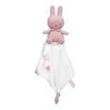 Nijntje Knuffeldoekje met Ribstof Roze