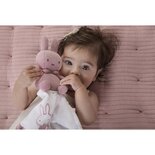 Nijntje Knuffeldoekje met Ribstof Roze