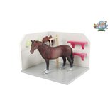 Kids Globe Horses Paardenwasbox + Paard en Zadel 15x17.5x12 cm