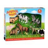 Animal World Boerderijdieren 6 Stuks
