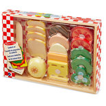Melissa& Doug Houten Sandwichset 17-delig