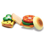 Melissa& Doug Houten Sandwichset 17-delig