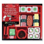 Melissa & Doug Houten Voedsel Speelset Sushi 24-delig