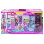 Barbie Huis met Pop + Meubels en Accessoires