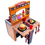 Ecoiffier Pizzeria 100% Chef Keuken + Restaurant + Accessoires
