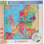 Houten Puzzel Europa 18-delig 30x30 cm