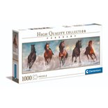 Clementoni High Quality Collection Panorama Puzzel Paarden 1000 Stukjes