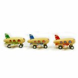 Simply for Kids 22693 Houten Pull-Back Vliegtuigje Assorti