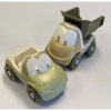 Dantoy Tiny BIOplastic Fun auto en kiepauto Groen/lichtblauw (set van 2 stuks in netje)