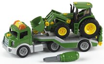 John Deere tractor op voertuigtransporter 14 cm