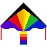 eenlijnskindervlieger Simple Flyer Rainbow 120 cm