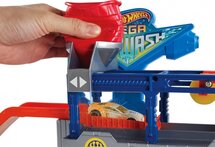 lanceerbaan Mega Carwash jongens 50 cm grijs/blauw