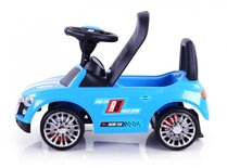 loopauto raceauto junior blauw