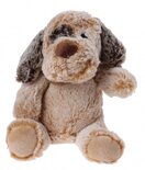 knuffelhond 23 cm bruin