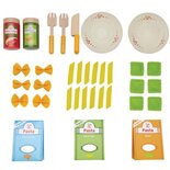 houten pasta set