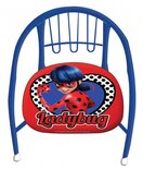 metalen stoel Miraculous Ladybug 36 x 35 x 36 cm rood
