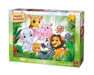 kinderpuzzel Jungle Animals 12 stuks