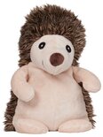 magnetronknuffel egel groot 35 cm bruin