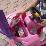 Loopwagen Push Around 103 cm roze/paars