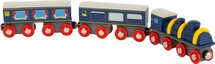 Orient Express trein blauw