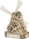 Houten 3D-puzzel windmolen 35,5 cm