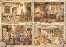 Anton Pieck Bakers from the 19th century 1000 stukjes