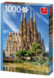 legpuzzel Sagrada Familia View Barcelona 1000 stukjes
