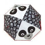 paraplu Panda 80 cm polyester zwart/wit