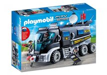 City Action: SIE-truck met licht en geluid zwart (9360)