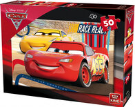 legpuzzel Disney Cars 3 junior karton 50 stukjes