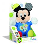 knuffel met muziek en licht Mickey Mouse blauw