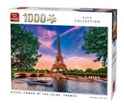 Legpuzzel Eiffeltoren bij de Seine 1000 Stukjes