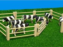 Kids Globe Farming Houten Afrastering 6-delig