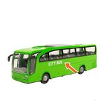 City Die-Cast Travel Bus Groen