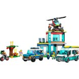 Lego City 60371 Hoofdkwartier van Hulpdienstvoertuigen